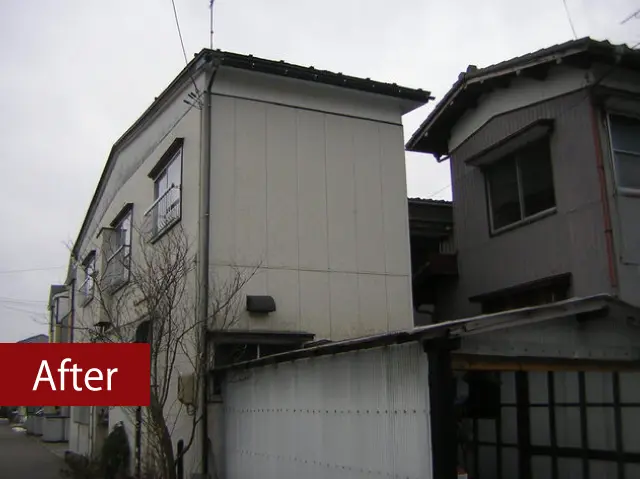 雨樋の取替工事の施工後